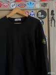 Стон Айленд кофта черная • Свитшот новый черный Stone Island • S M L