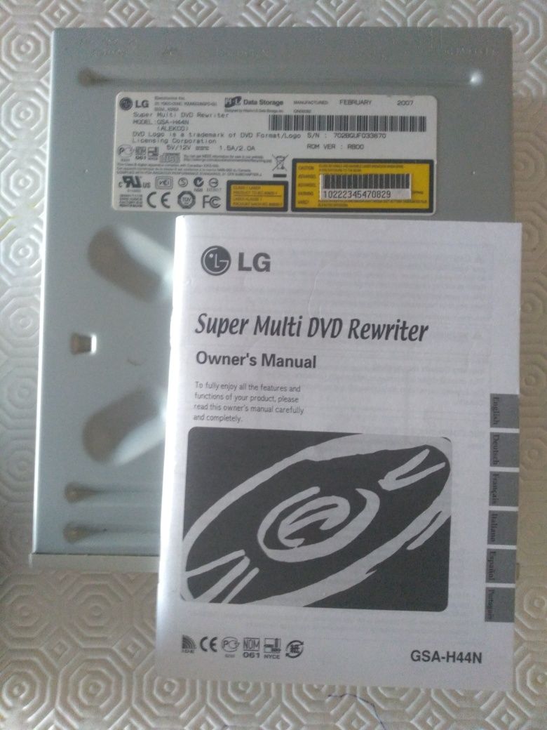 Leitor CD/DVD LG