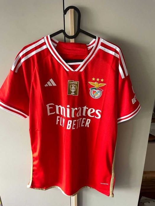 Camisola Principal SLBenfica Época 23/24 com Faixa Campeão