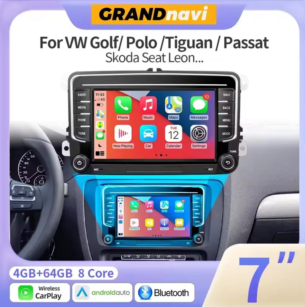 Android магнітола VW, SKODA,SEAT
