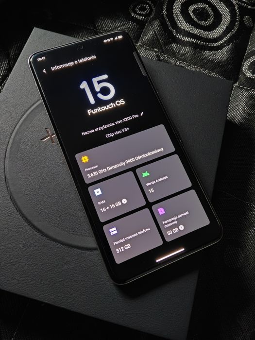 Vivo x200 pro 16/512 z media expert, opis