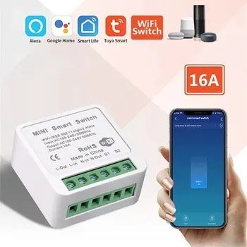 Розумне реле - розетка 16A (ZigBee, Wi-Fi) Tuya Smart Life