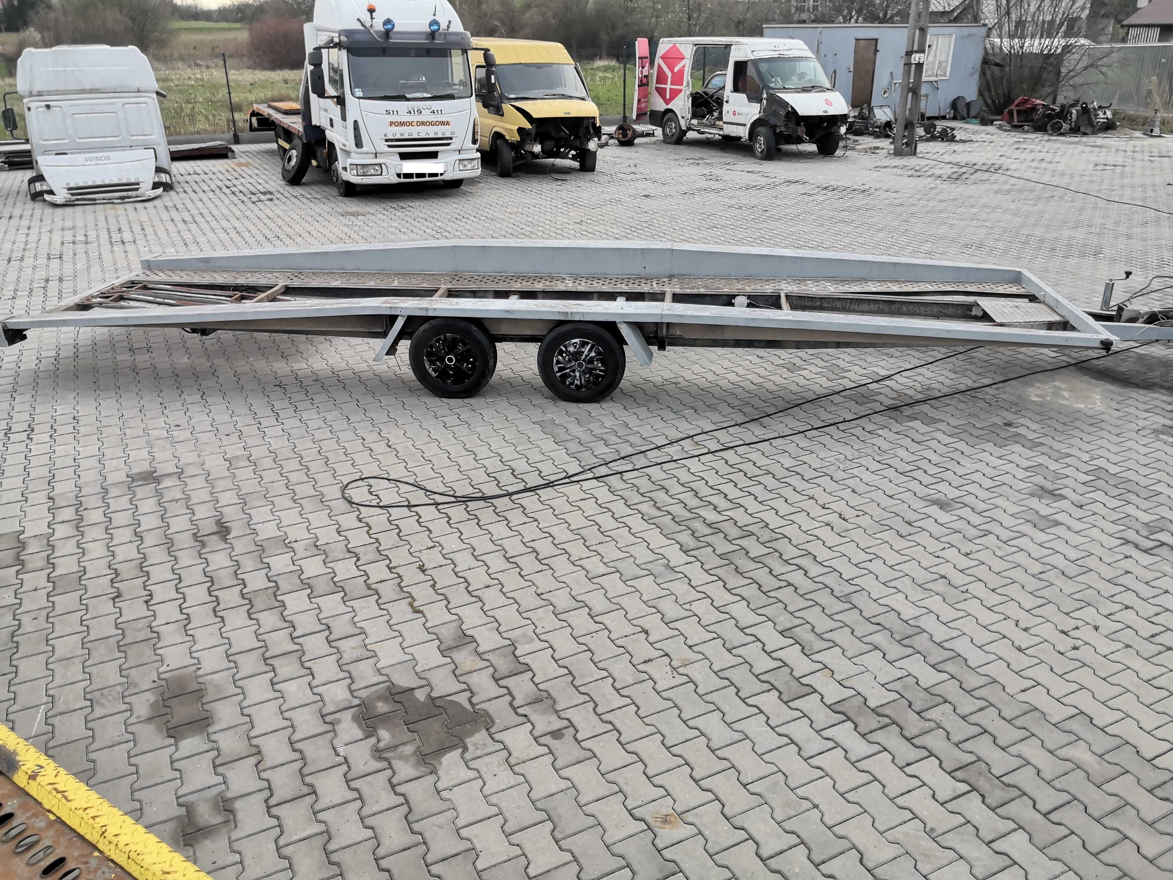 przyczepa laweta 8 metrów ŁADOWNOŚĆ 2540 KG