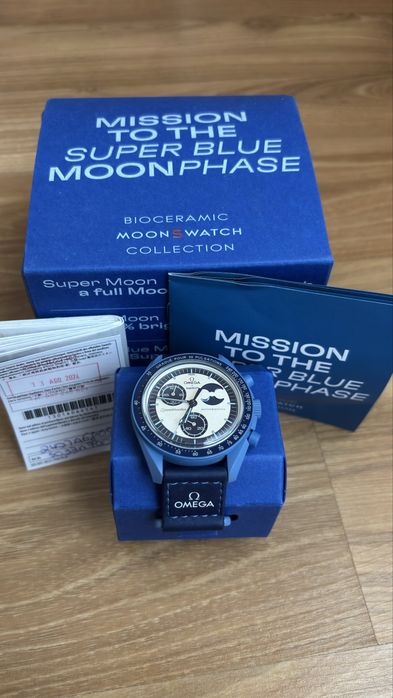 Omega x Swatch - Limited - Super Blue Moon Phase