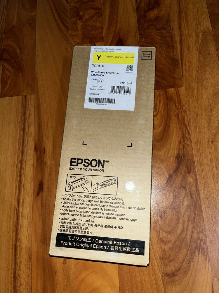 Oryginalny Tusz Yellow EPSON AM-C4000 (T08H4, C13T08H400)
