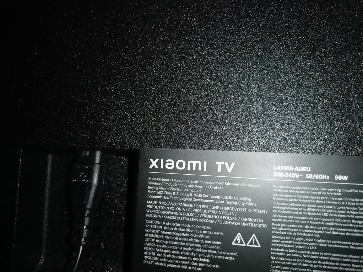 Telewizor Xiaomi 2025 43" 4K Google TV
