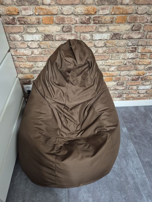 Pufa sako czekoladowy kolor