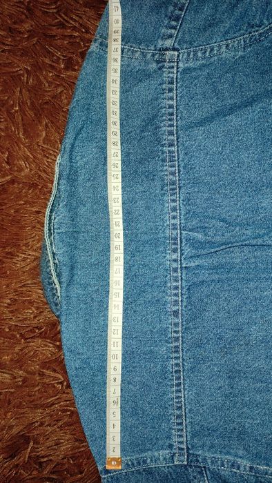 Джинсова куртка-рубашка