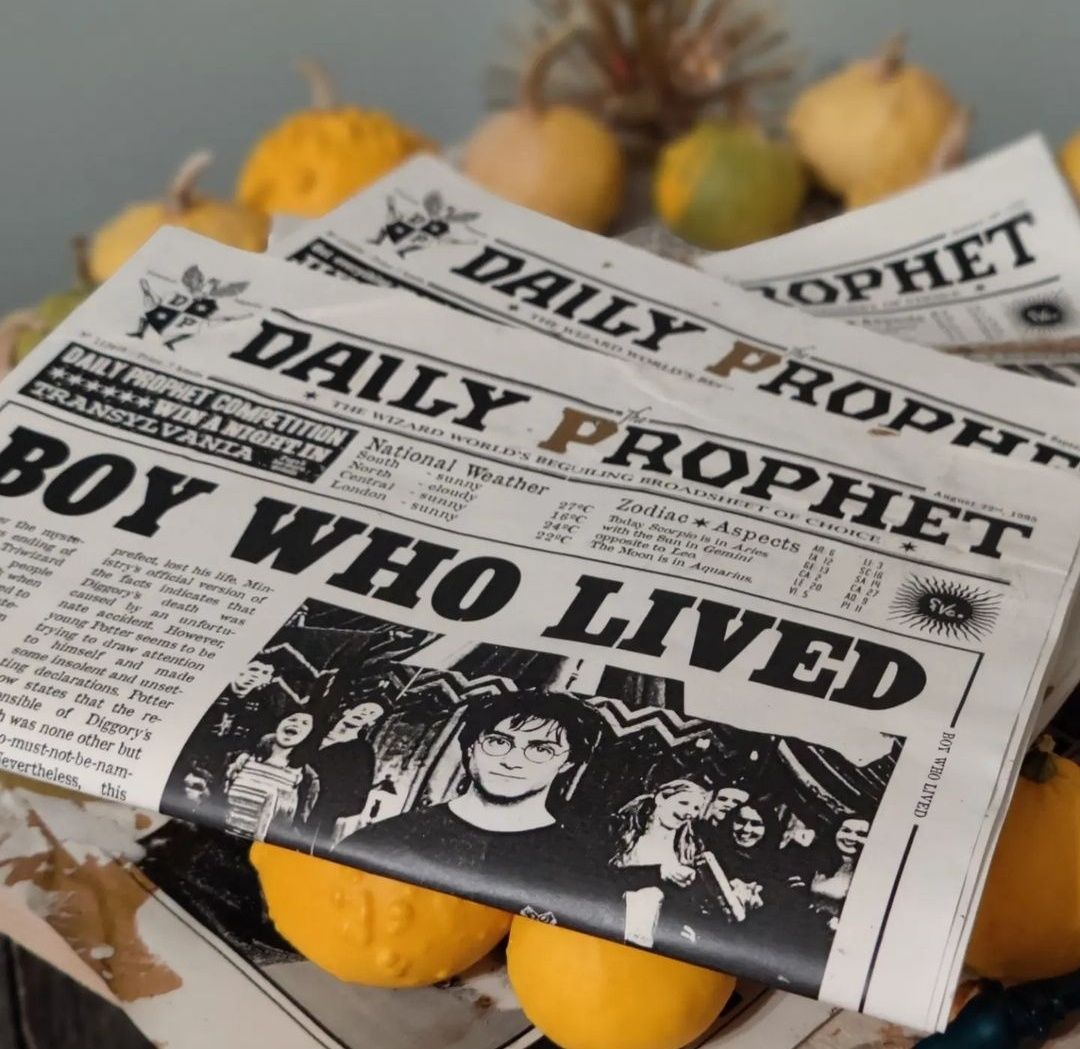 Блокнот Harry potter Гаррі Поттера Quibbler The Daily Prophet