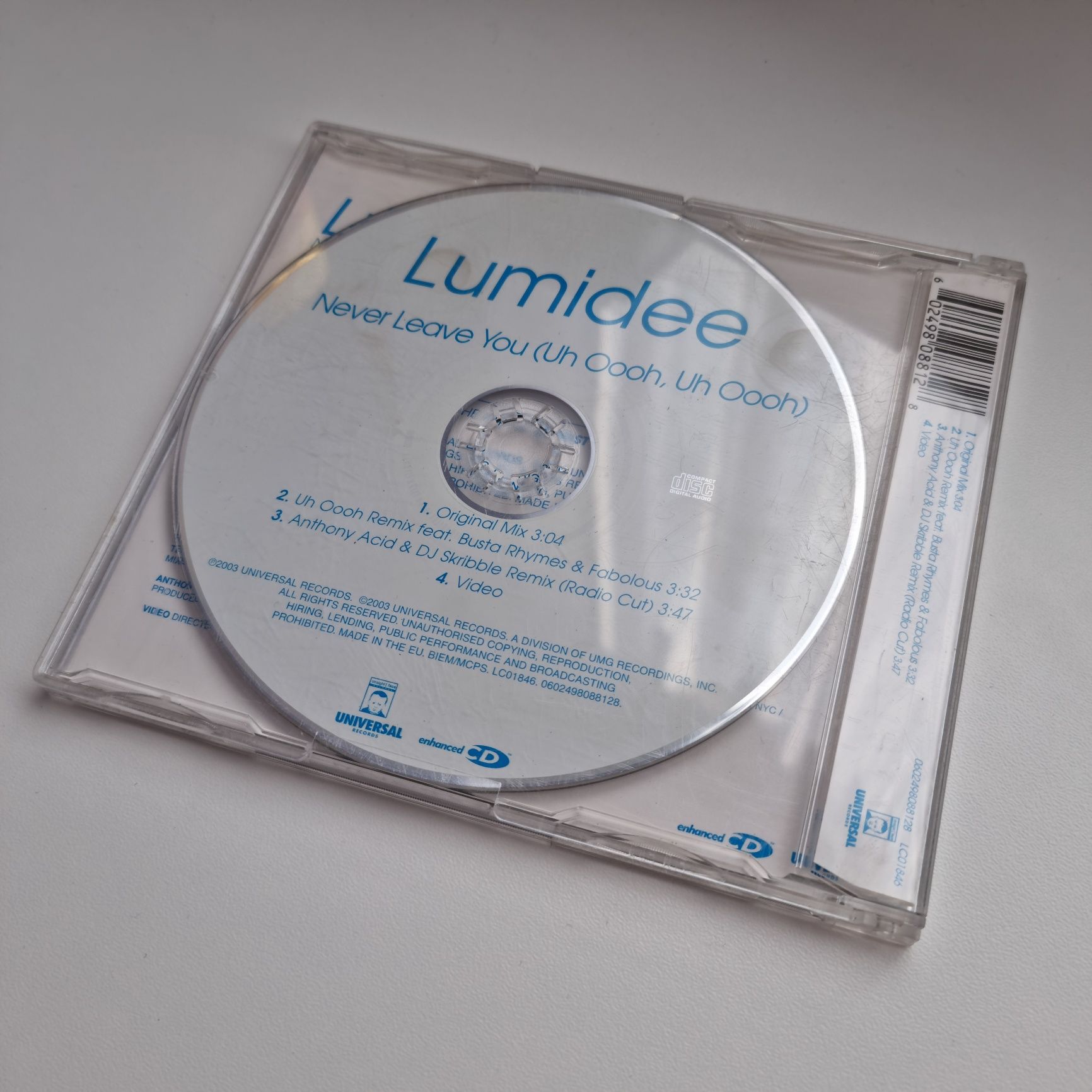 Lumidee – Never Leave You (Uh Oooh, Uh Oooh) / Singiel CD