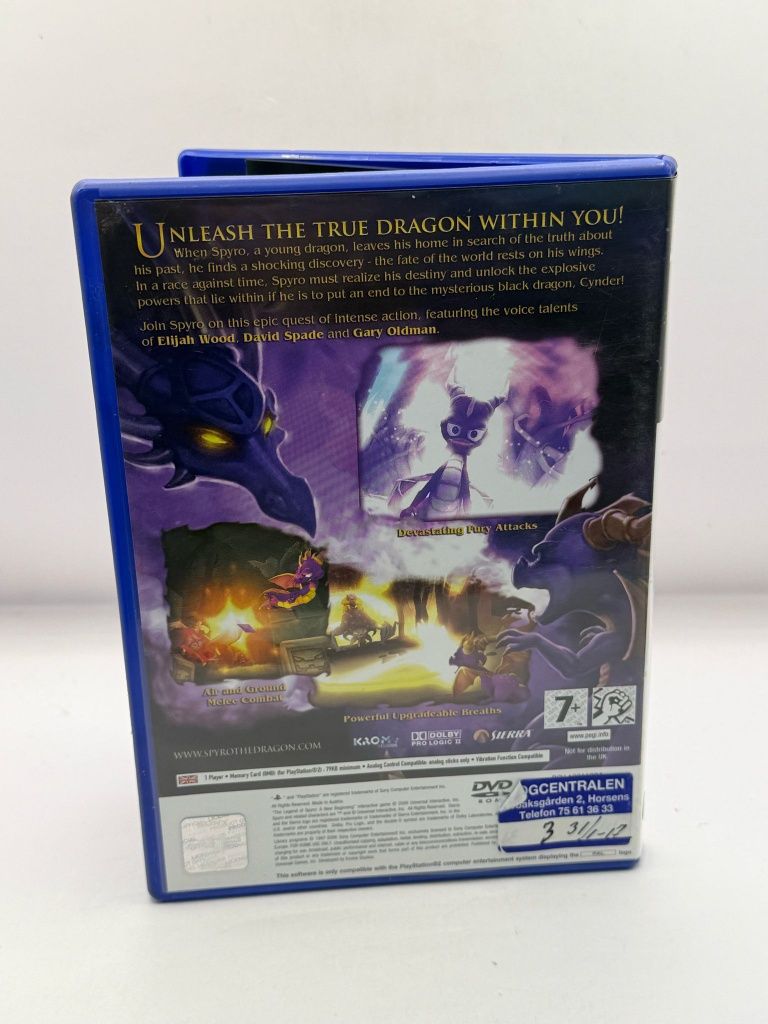 The Legend of Spyro A New Beginning 3xA Ps2 nr 6558