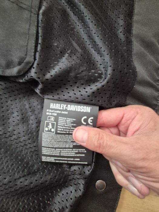 Harley Davidson Kurtka OrginalaSkull Leather Jacketroz L
