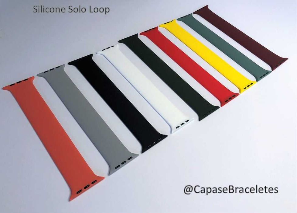LIQUIDAÇÃO - Bracelete Silicone Solo para Apple Watch