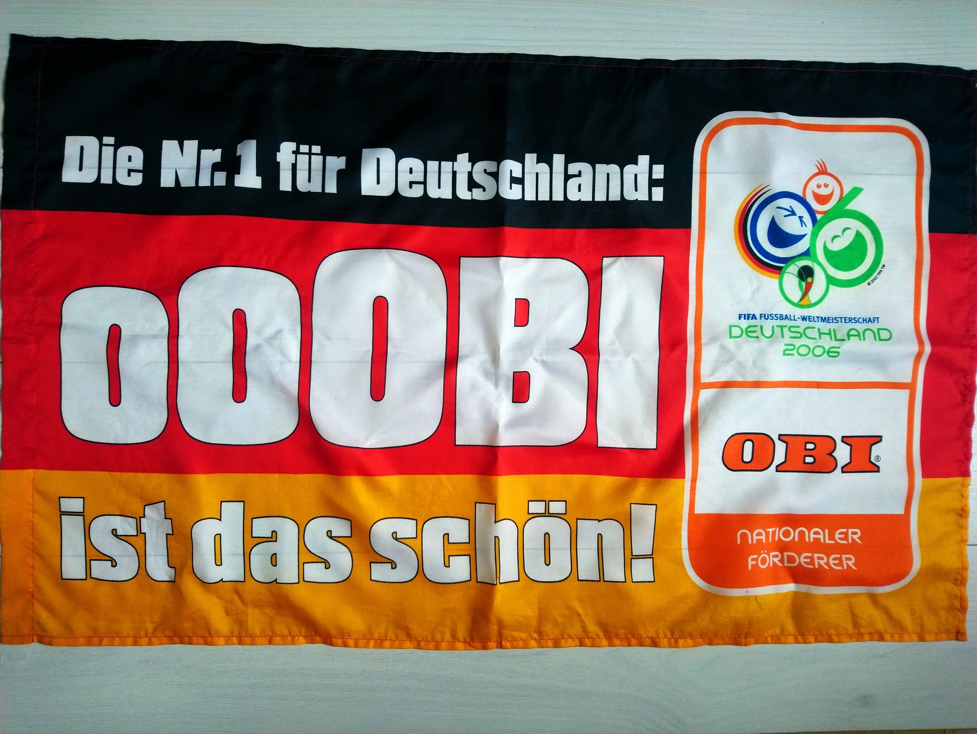 Спортивний прапор Німеччини OBI 60×100 см