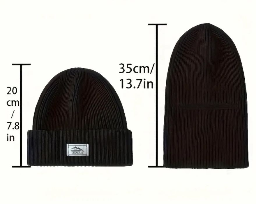 Зимова шапка балаклава чоловіча вітрозахисна захист вух,