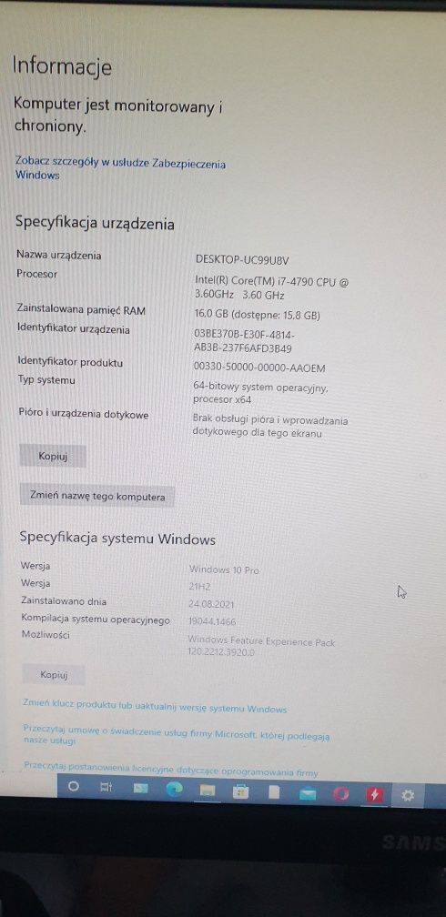 Komputer do gier nauki programów graficznych i7 grafika 6Gb