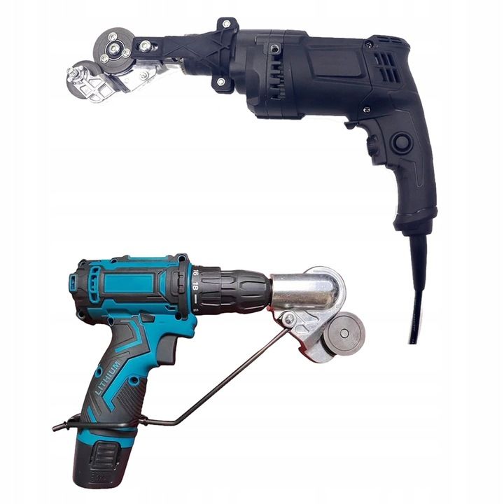 Adapter Przystawka Nożyce Do Cięcia Blachy Na Wiertarkę Wkrętarkę Kd10