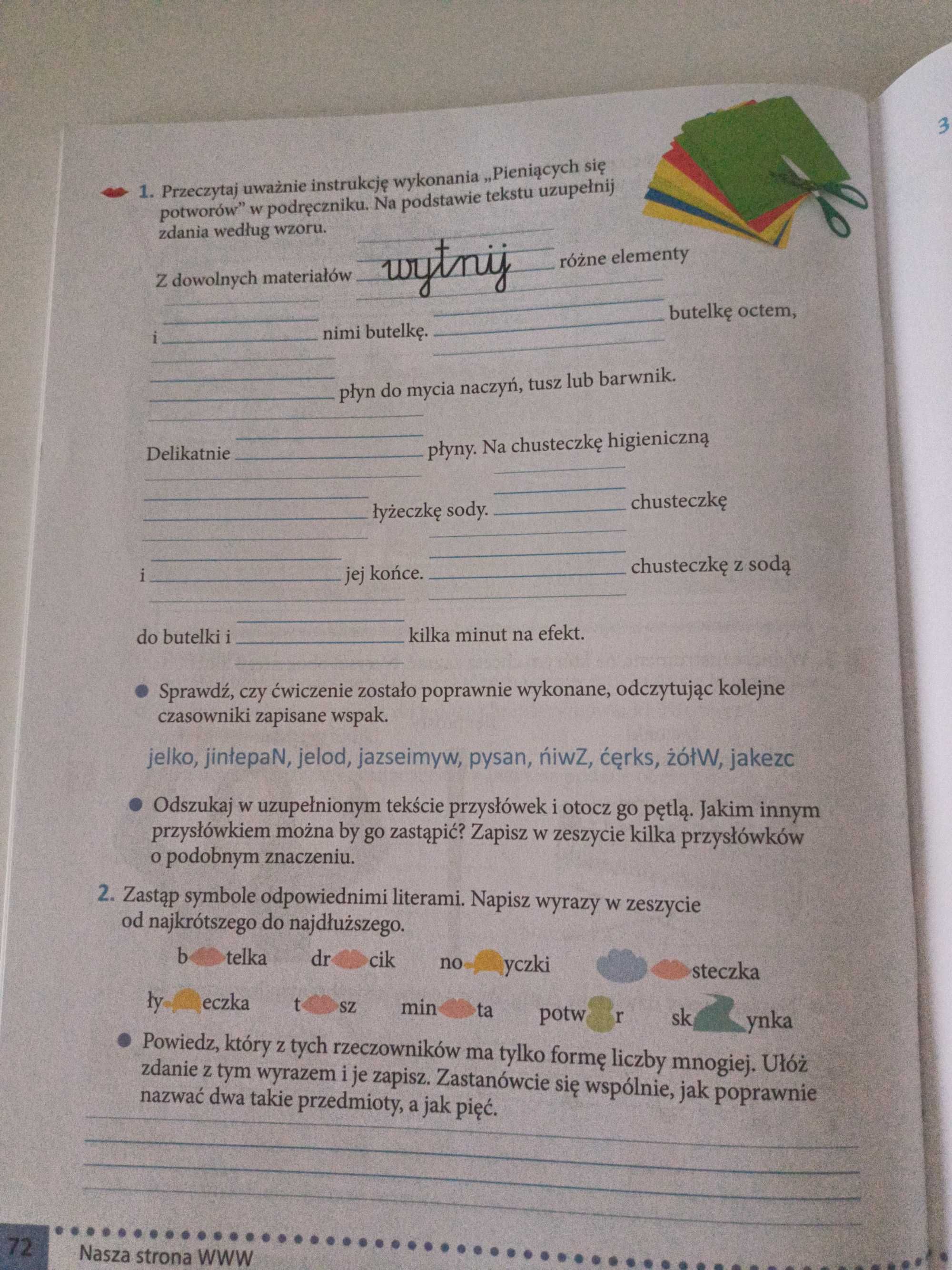 Ćwiczenia z pomysłem kl 3 WSiP