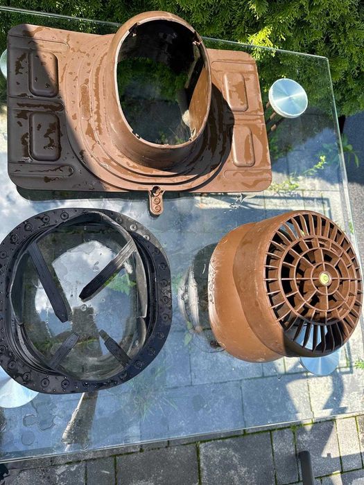 wywiewka dachowa, nowa