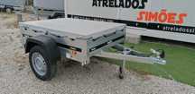 Atrelado MARTZ BASIC 150 + lona de cobertura plana