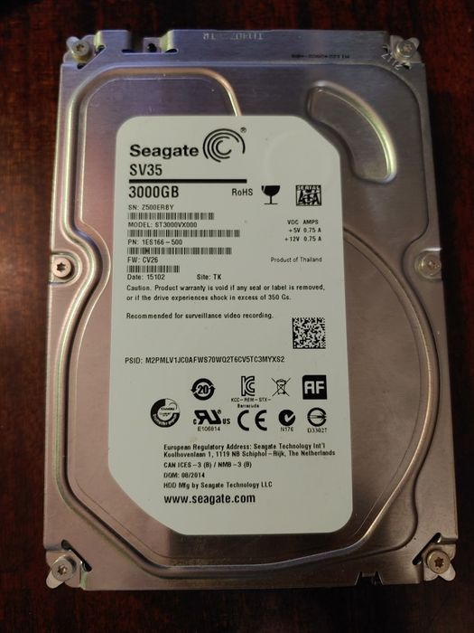 Dysk twardy HDD Seagate SV35 3TB