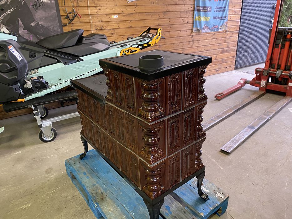 piec kuchenny kaflowy szamotowy, kuchnia kaflowa węglowa, angielka