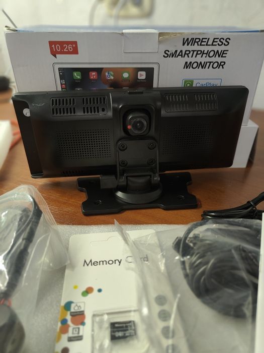 екран-відеореєстратор  10,26" IPS 4K HD CarPlay/Android