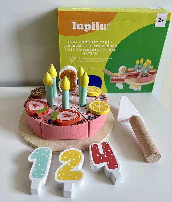 НОВИНКА! Деревʼяний набір піца,торт,морозиво lupilu