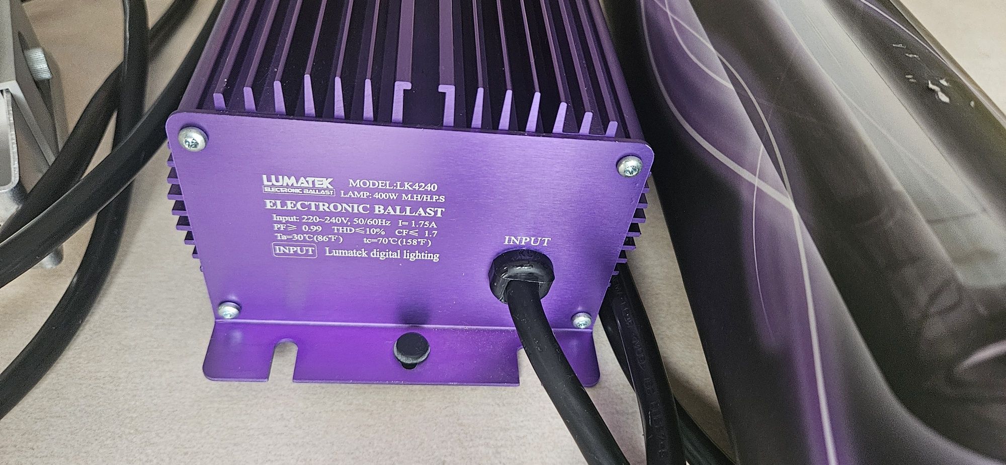 Lumatek 400W zasilacz lamp sodowych HPS
