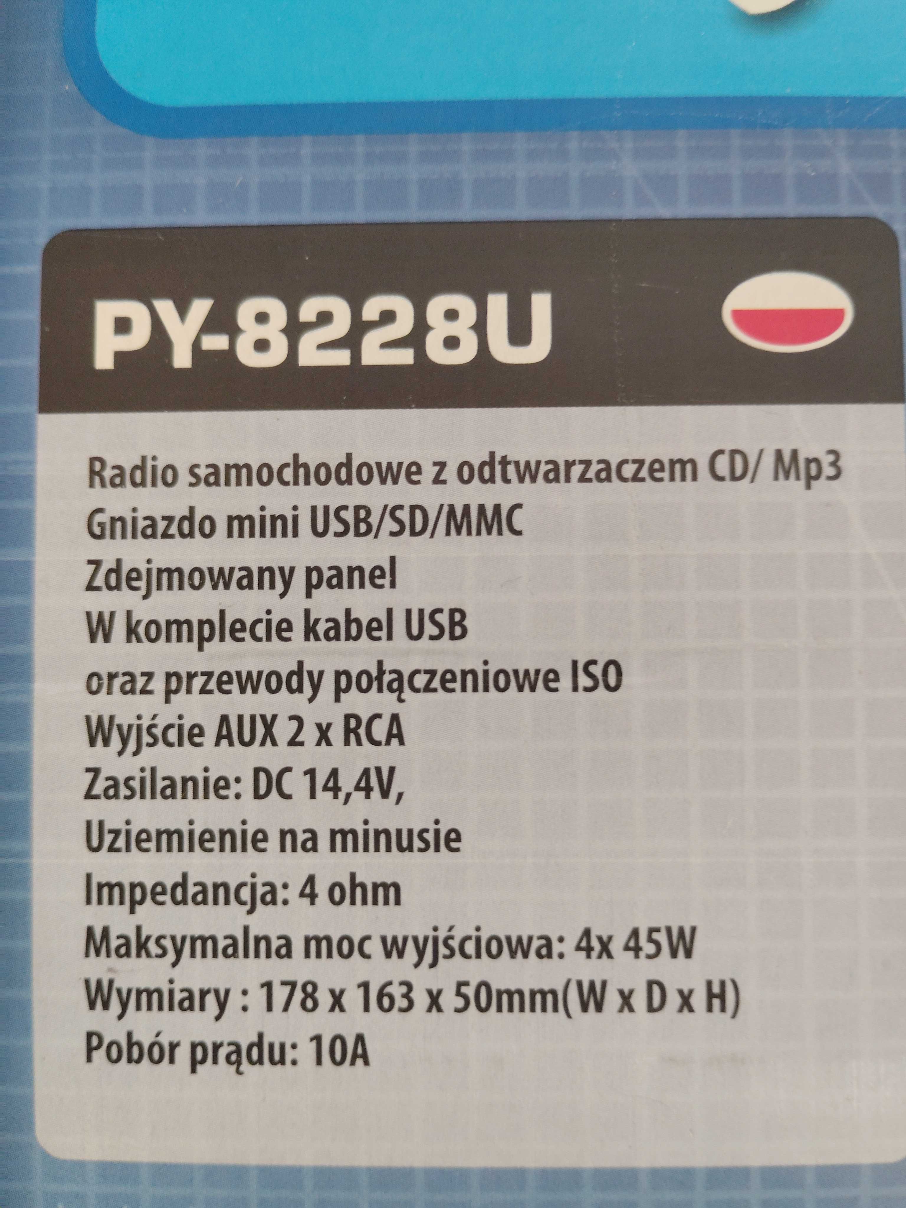 Radio samochodowe Peiying PY-8228U