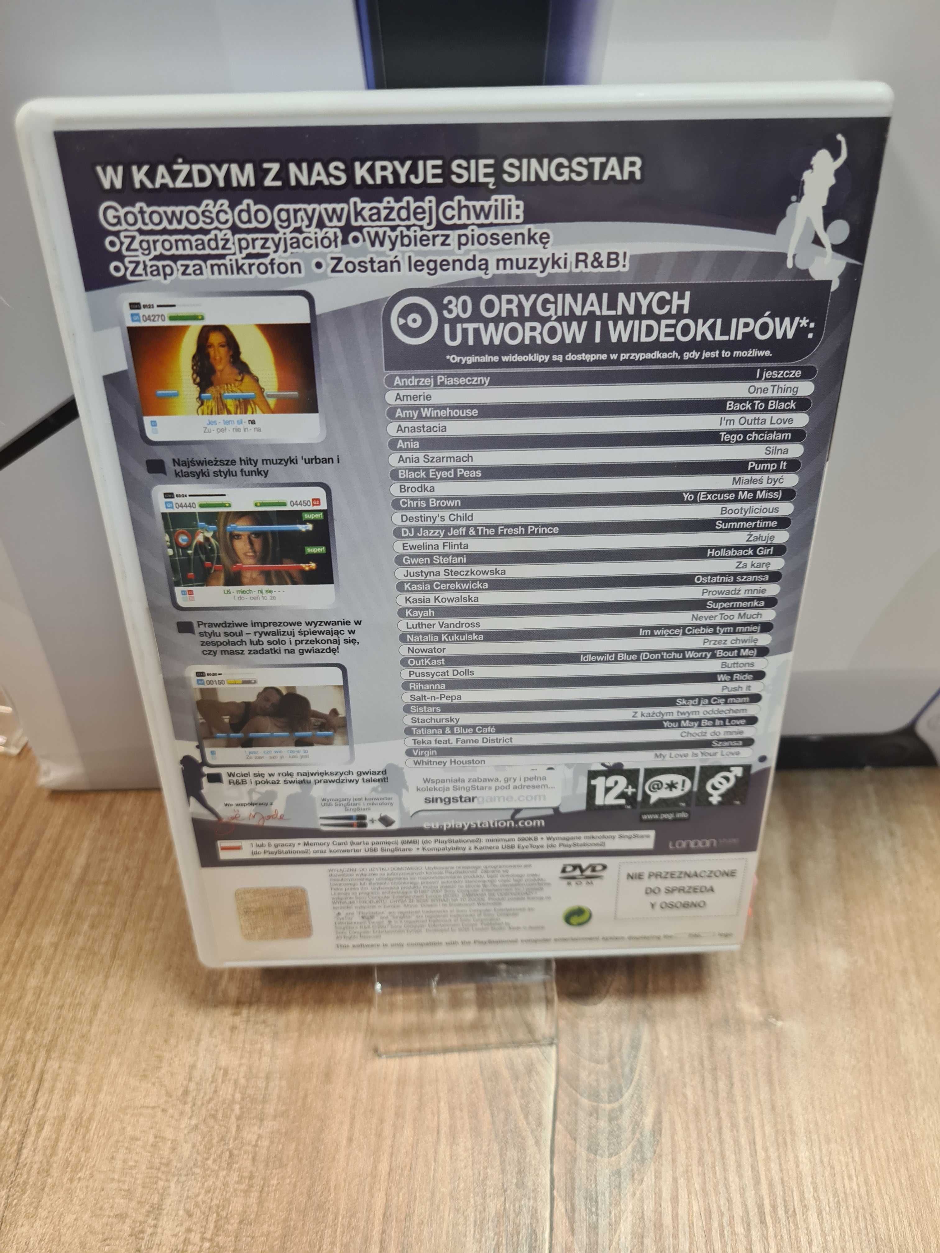 SingStar R&B PS2,  Sklep Wysyłka Wymiana