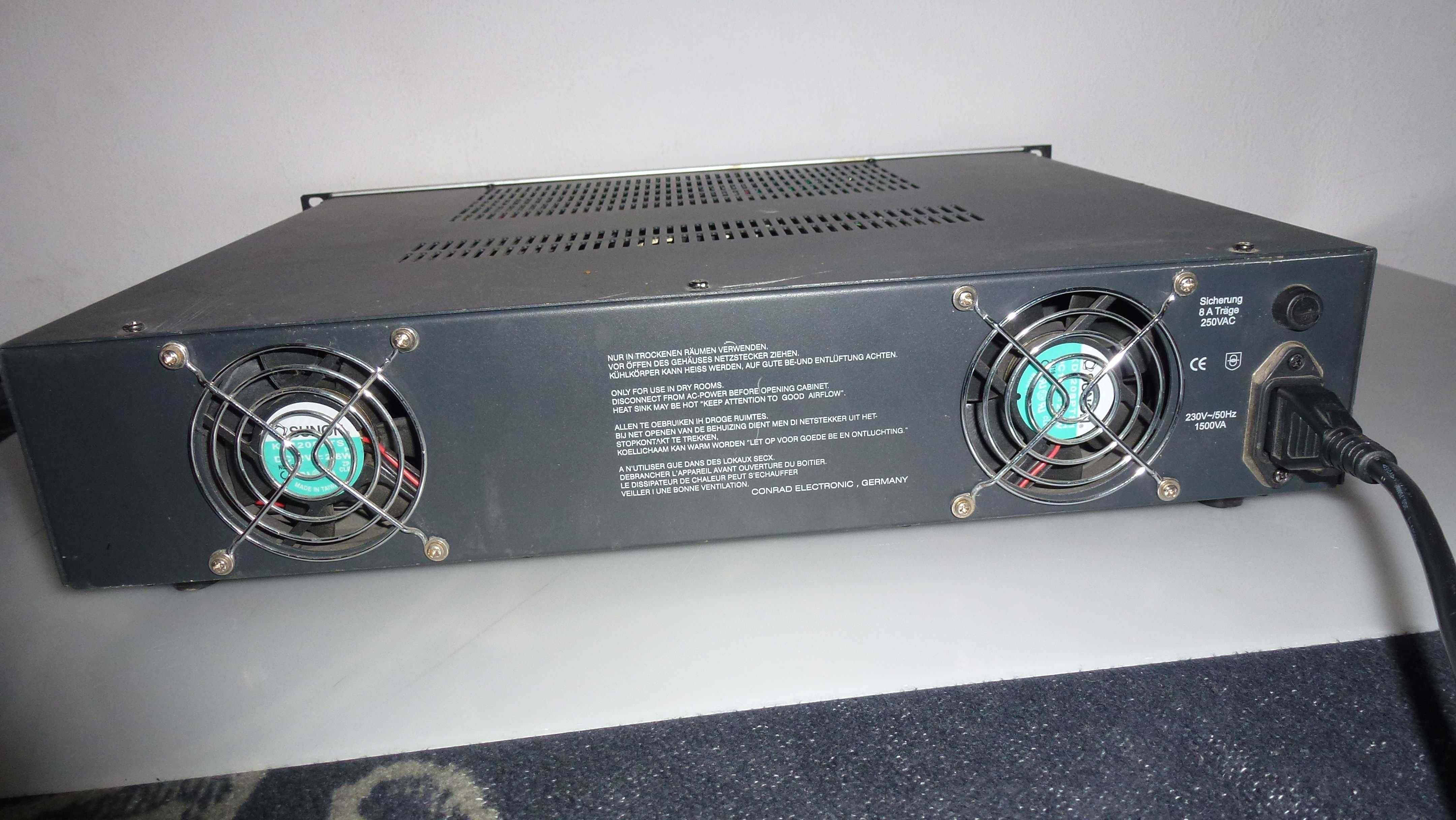 Zasilacz laboratoryjny dużej mocy Voltcraft PS 3620, 0-36V, 0-20A