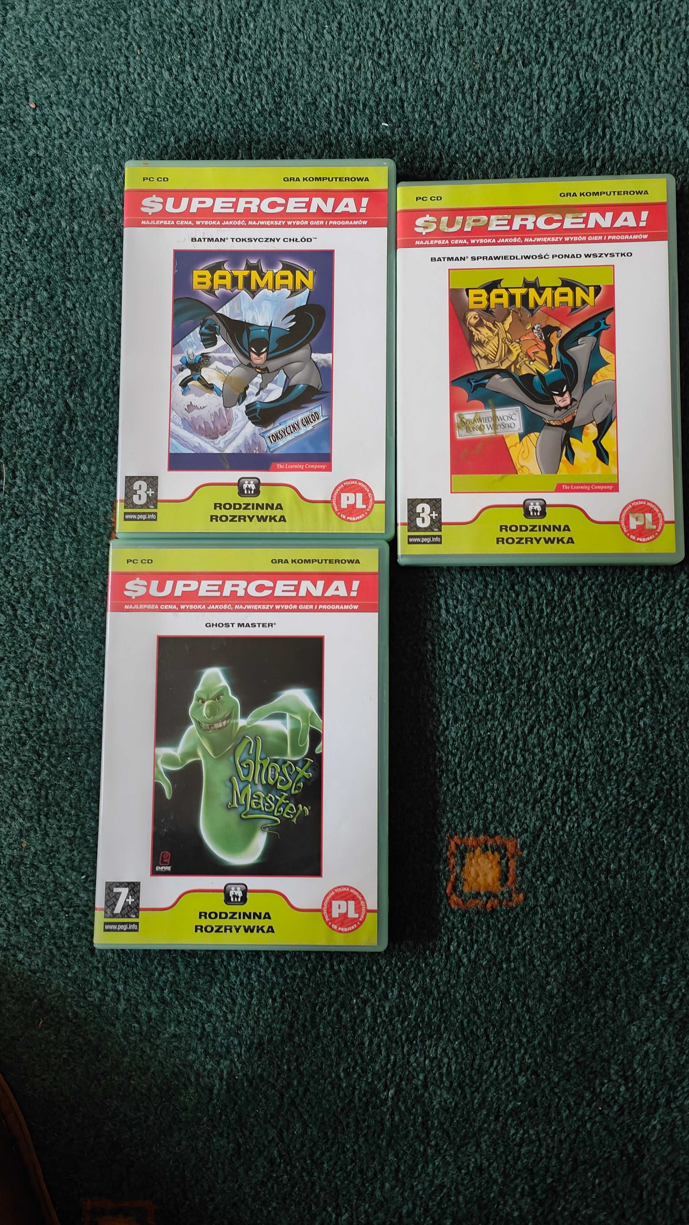 Sprzedam gry PC Batman x2 + Ghost Masters