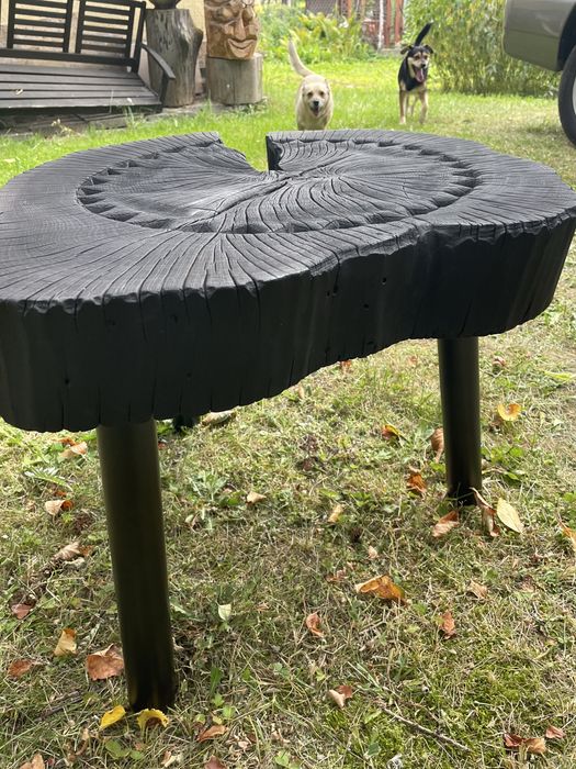 Stolik buk ipalany olejowany