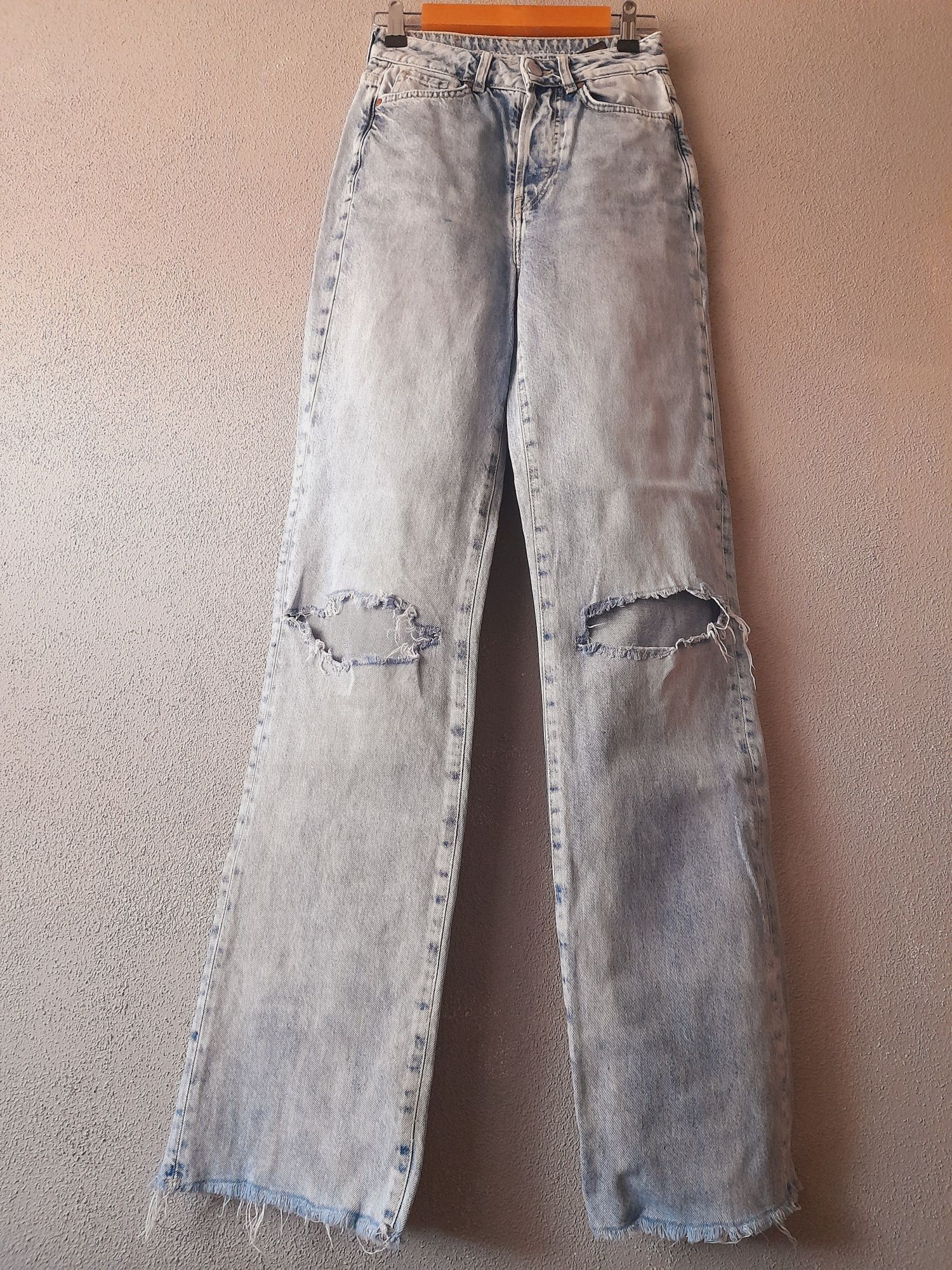Dżinsy dżins jeans jeansowe 34-36 XS S