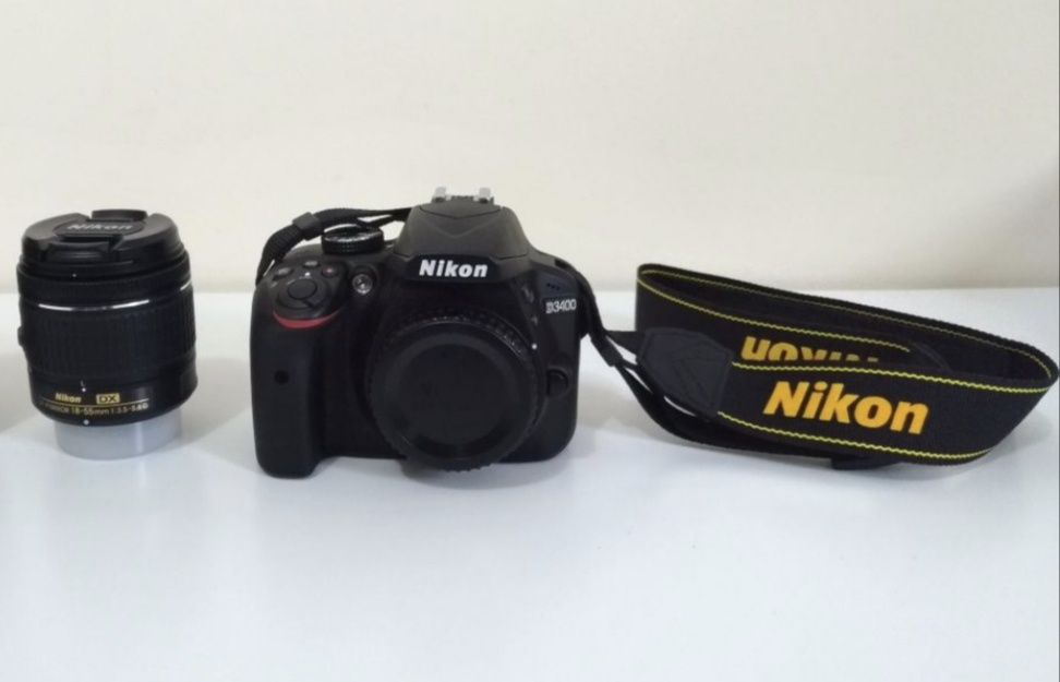 Nikon D3400 + Objetiva AF-P 18-55mm