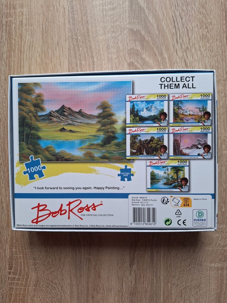 Puzzle Bob Ross 1000 szt. odbicie w tafli wody