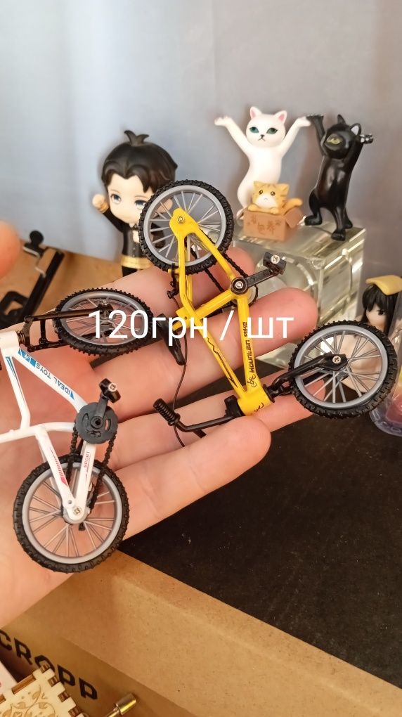Распродажа опт Аниме фигурки велосипед Коты.