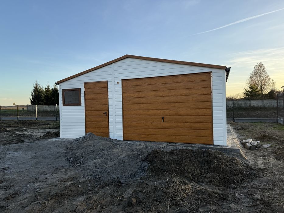 Garaż blaszany 5x6 profil ocynk