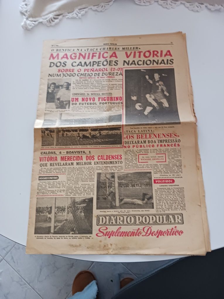Memórias do Glorioso "Benfica" em 1955