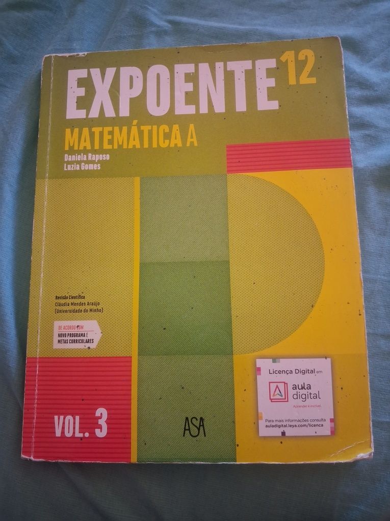 Expoente 12 ano Mat. A - LEYA