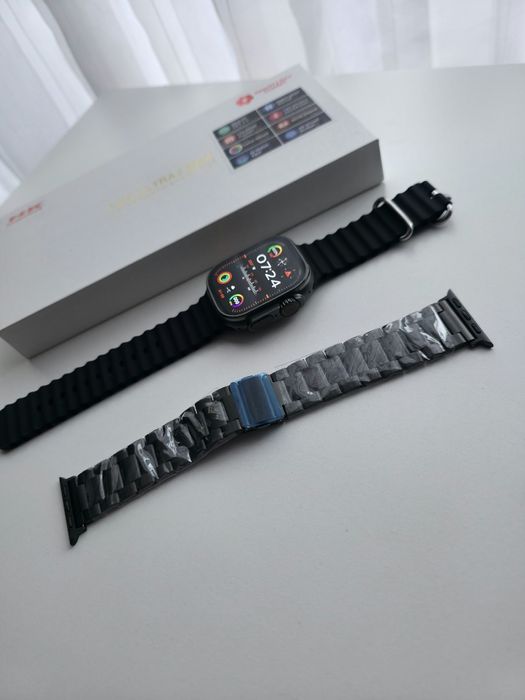 Watch ultra 3, hk10 bez branolety z paskami