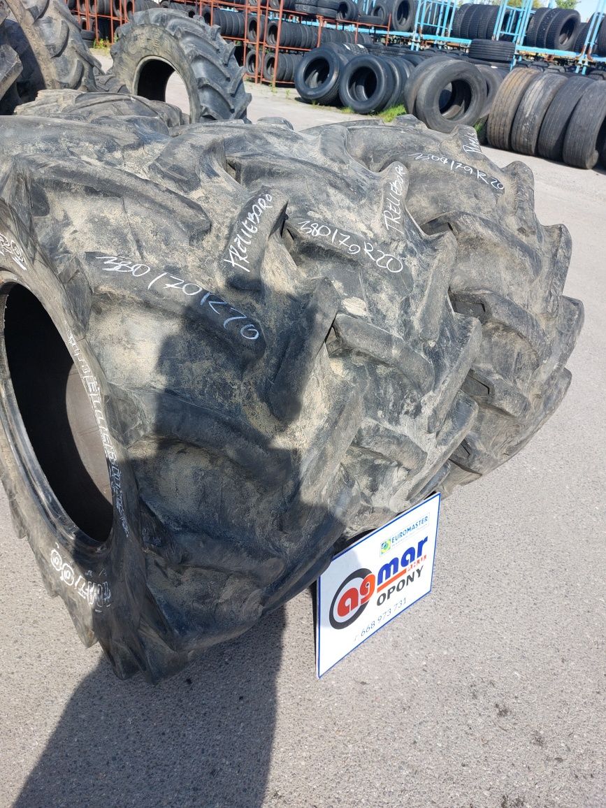 380/70R20 Trelleborg Pirelli opony używane rolnicze