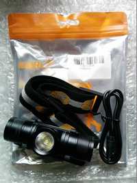 Налобний ліхтар Boruit D10 оригінал LED CREE XM-L2 18650 USB зарядка
