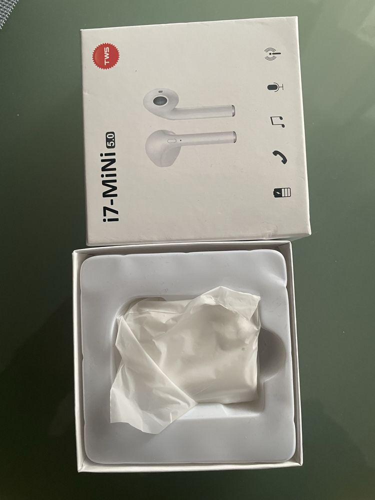 Auscultador sem fios i7-mini tipo airpods