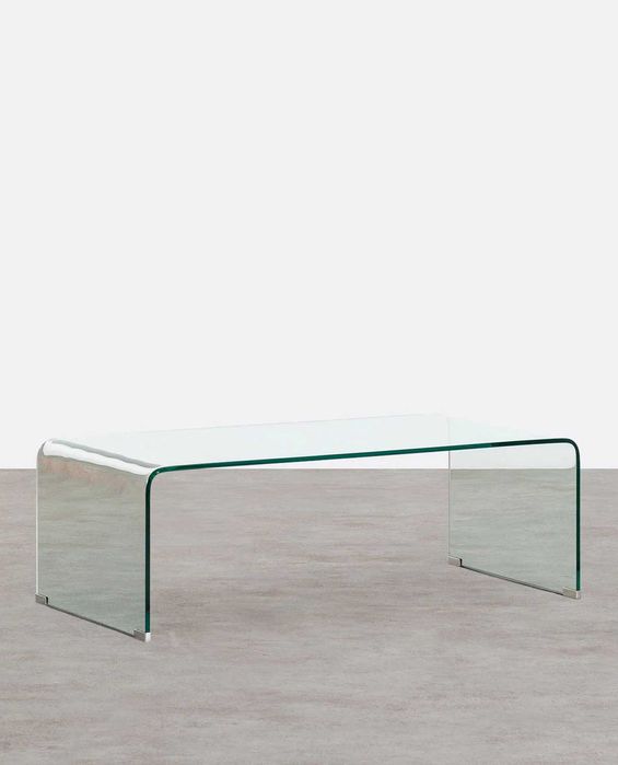 Mesa de vidro peça única , MUITO BONITA