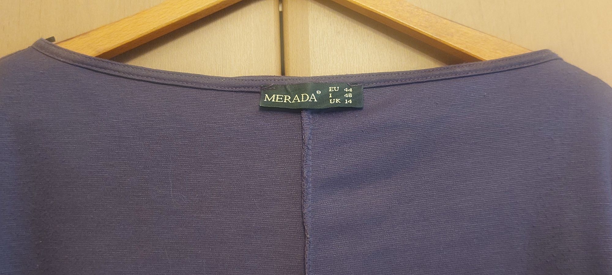 Фиолетовое турецкое платье Merada с интересным украшением
