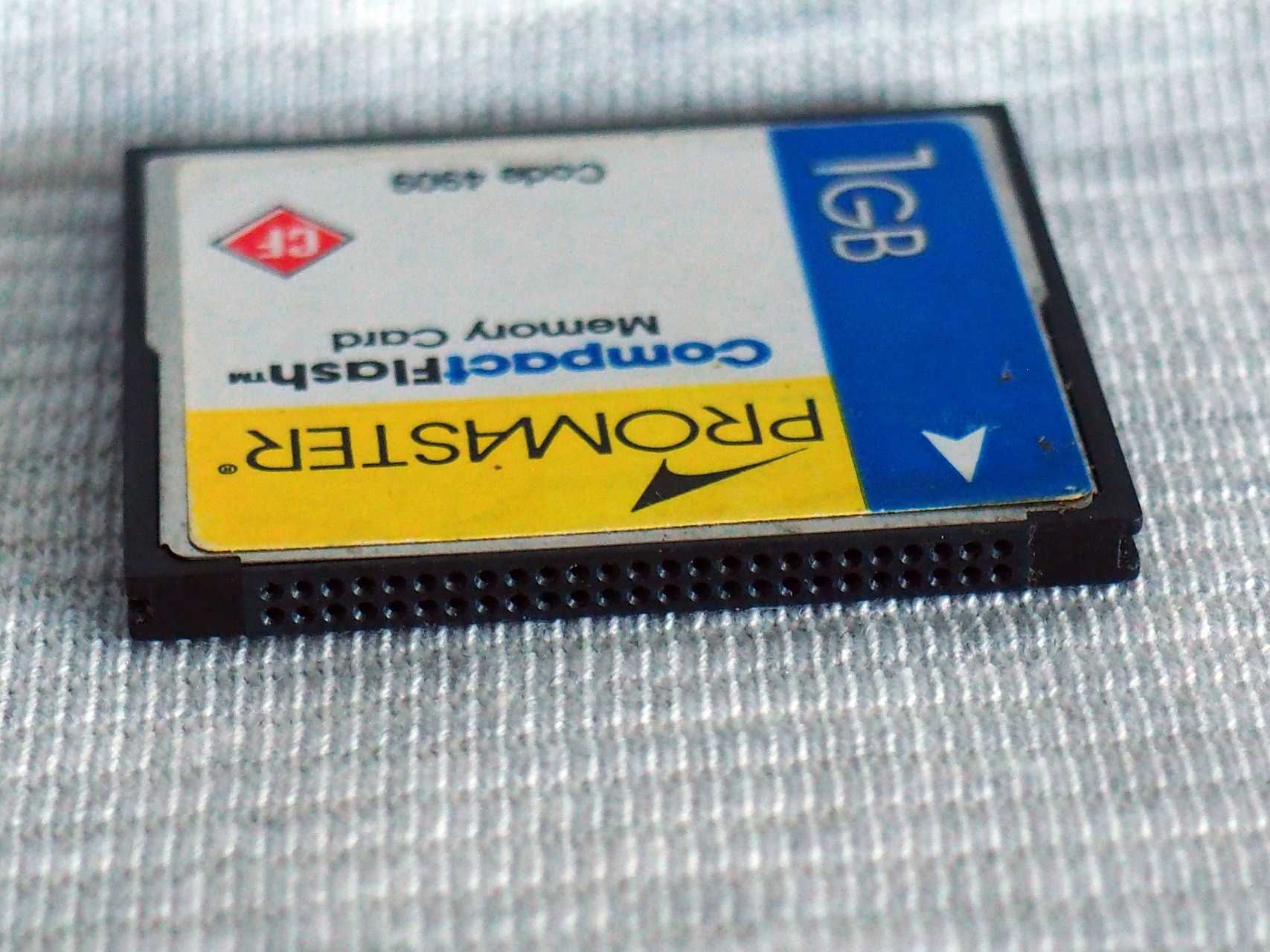 Karta pamięci Compact flash CF memory card Promaster 1Gb.