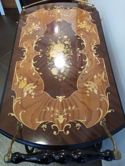 Carrinho de chá/com porta Garrafas vintage