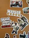 Komplet 50 naklejek / GTA - Wlepy ozdoba konsole